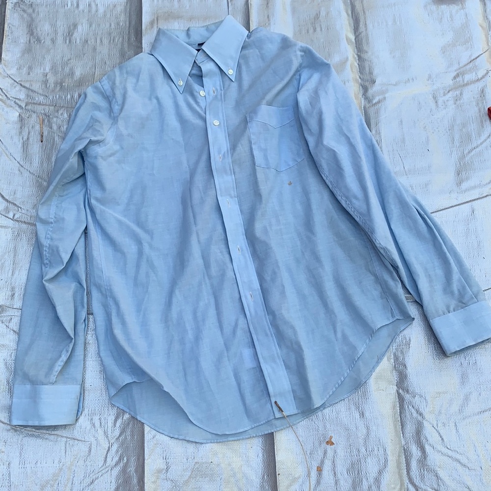 Mens vintage Montreal 15.5 34/35 dress shirt